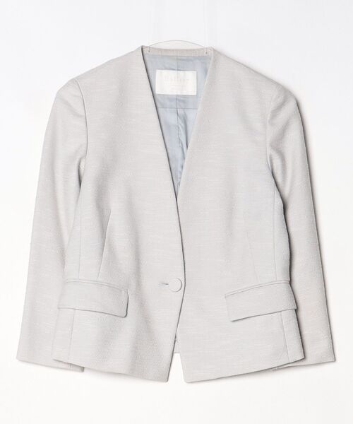 Ballsey（ボールジィ） ノーカラージャケット 34 グレー レディース