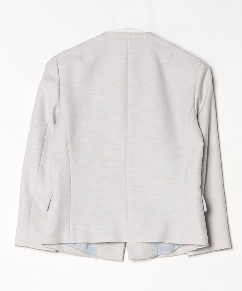 Ballsey（ボールジィ） ノーカラージャケット 34 グレー レディース