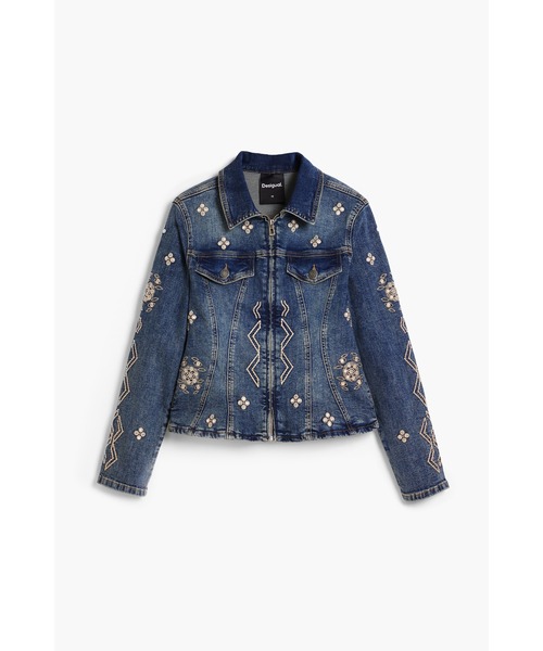 【DESIGUAL】レディース デニムジャケット Desigual（デシグアル） デニムジャケット L ブルー レディース