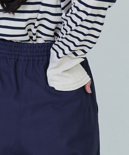 LOISIR ワイドパンツ パンツ コットンタイプライターワイドパンツ