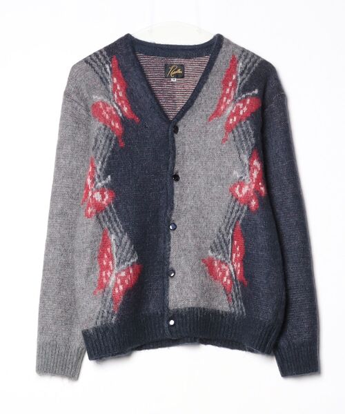 Needles（ニードルス） ニットカーディガン M ネイビー メンズ