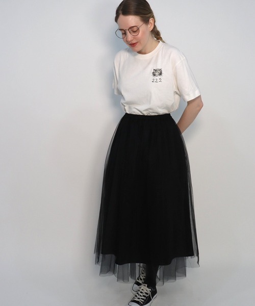 「haupia」 半袖Tシャツ MEDIUM スモークピンク レディース_画像9