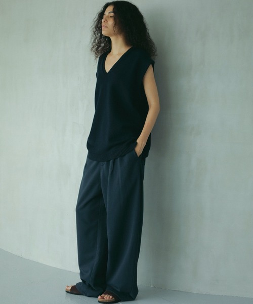 etre tokyo スウェットタックパンツ　チャコール　Sサイズ etre tokyo スウェットタックパンツ チャコール Sサイズ ETRE TOKYO