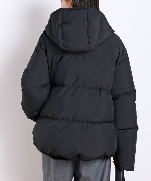 EVERYDAY I LIKE. コート アウター フードダウンジャケット(ブラック