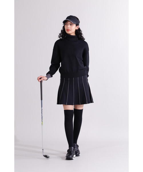 ニューバランスゴルフ ダウンスカート・タートルニットセット