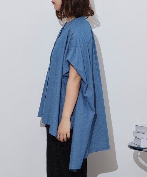 「Anna Nicola」 ノースリーブブラウス 38 サックスブルー レディース_画像8