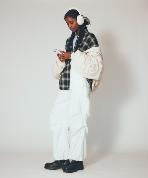 [emmi] брюки-карго 0 черный женский 