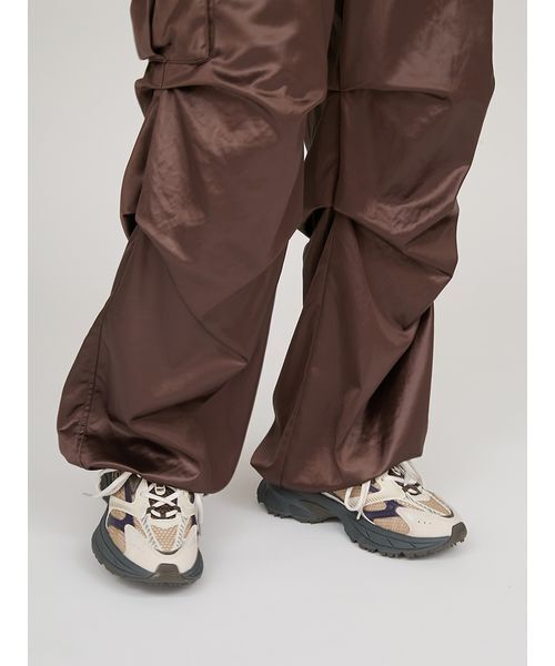 [emmi] брюки-карго 0 черный женский 