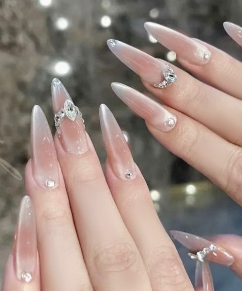 MASHIRO ネイルチップ ネイルシール 「MASHIRO」ピンクマグネット