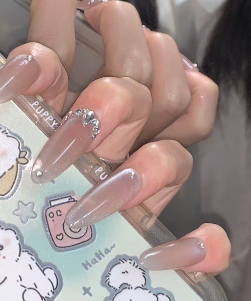 MASHIRO ネイルチップ ネイルシール 「MASHIRO」ピンクマグネット