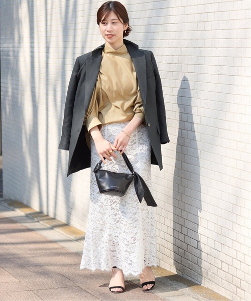 「VERMEIL par iena」 スカート 38 ホワイト レディース_画像9