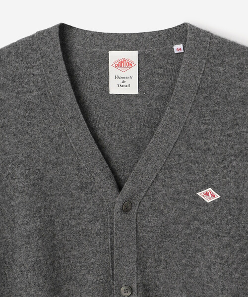 Danton（ダントン） ニットカーディガン 44 チャコール メンズ