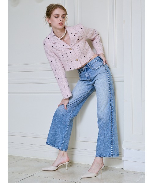 EMIY ISTORE デコラティブデニム エイミーイストワール EIMY ISTOIRE デコラティブデニム （INDIGO