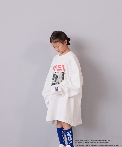 「LOWRYS FARM」 「KIDS」長袖カットソー FREE オフホワイト キッズ_画像5