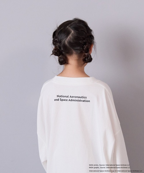 「LOWRYS FARM」 「KIDS」長袖カットソー FREE オフホワイト キッズ_画像7