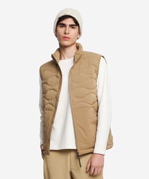 AIGLE（エーグル） ダウンベスト ベスト 撥水 キルティング ジップ