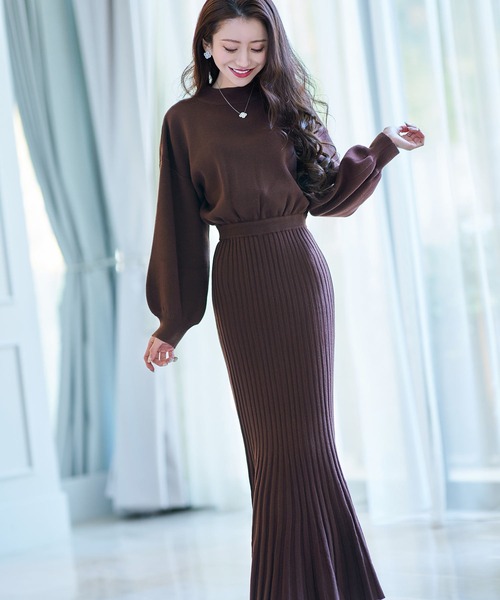 emiriawiz（エミリアウィズ） ニットワンピース MEDIUM ベージュ