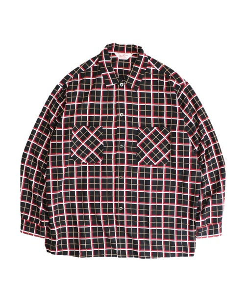 「C.E.L.STORE」 「DAN RIVER」長袖シャツ LARGE グリーン メンズ_画像4