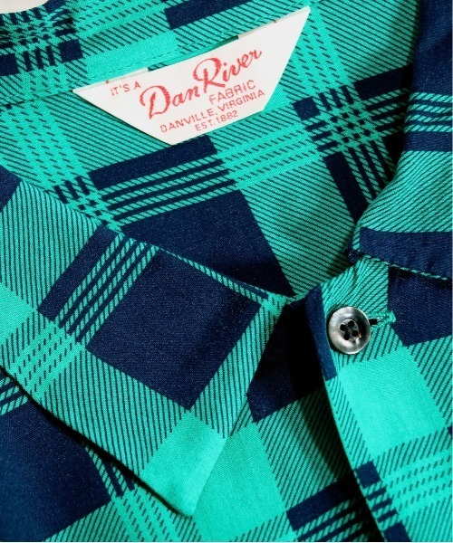 「C.E.L.STORE」 「DAN RIVER」長袖シャツ LARGE グリーン メンズ_画像7