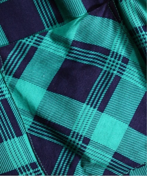「C.E.L.STORE」 「DAN RIVER」長袖シャツ LARGE グリーン メンズ_画像9