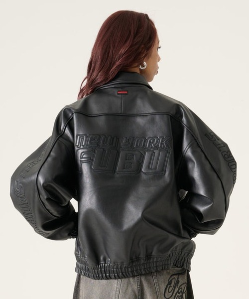 FUBU（フブ） コート ジャケット FUBU-Faux Leather Jacket メンズ