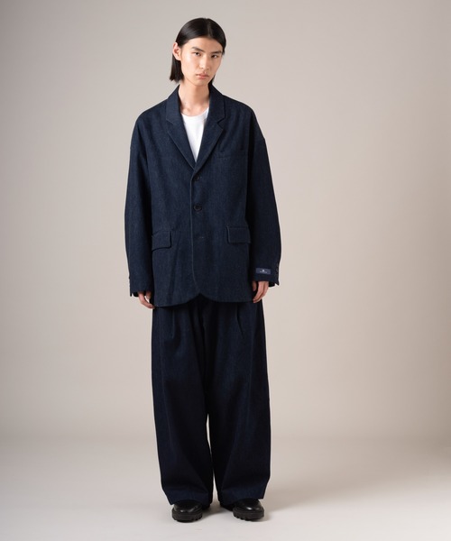 Levi's（リーバイス） ワイドパンツ ジーンズ BLUETAB(TM) プリーツ