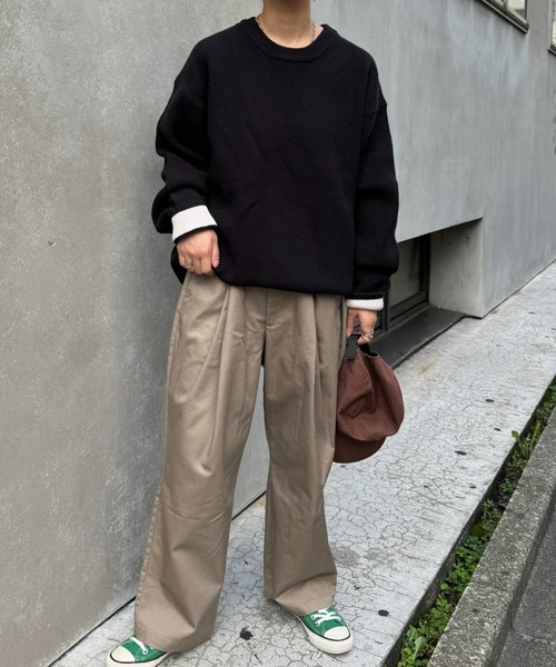 「CIAOPANIC TYPY」 長袖ニット SMALL レッド メンズ_画像4