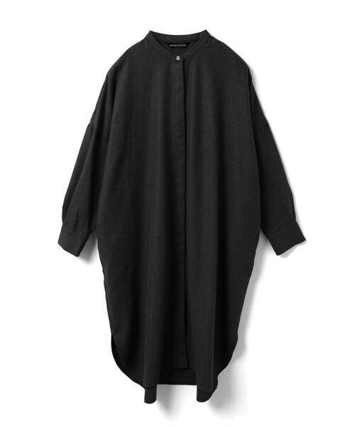 mizuiroind（ミズイロインド） ワンピース ウールブレンドスタンド