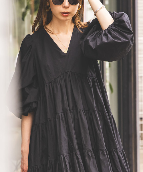 MARIHA（マリハ） 長袖ワンピース 36 ブラック レディース : ZOZOTOWN