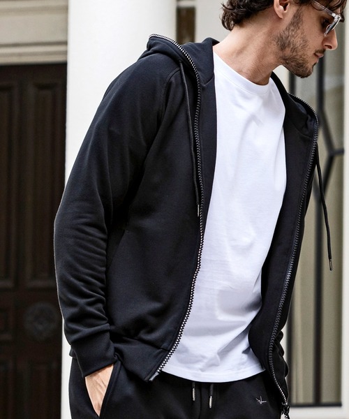 1PIU1UGUALE3 RELAX 「1PIU1UGUALE3 RELAX 」 ジップアップパーカー X