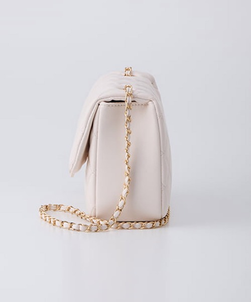 INGNIバッグ INGNI（イング） ショルダーバッグ バッグ エンブレム付キルティング