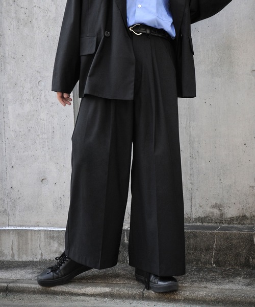 「Nilway」 スラックス SMALL モスグリーン メンズ_画像3