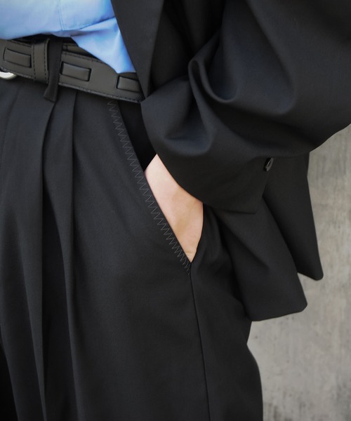 「Nilway」 スラックス SMALL モスグリーン メンズ_画像4