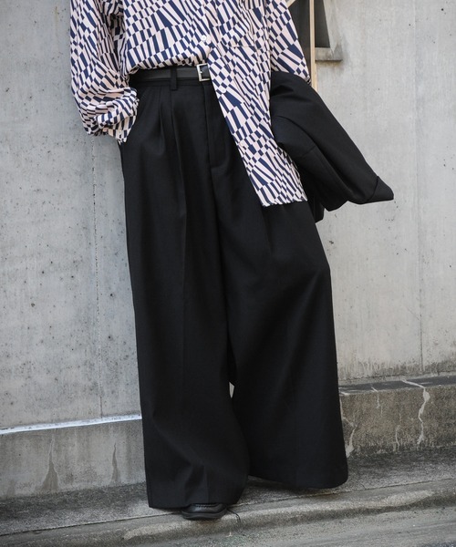 「Nilway」 スラックス SMALL モスグリーン メンズ_画像7