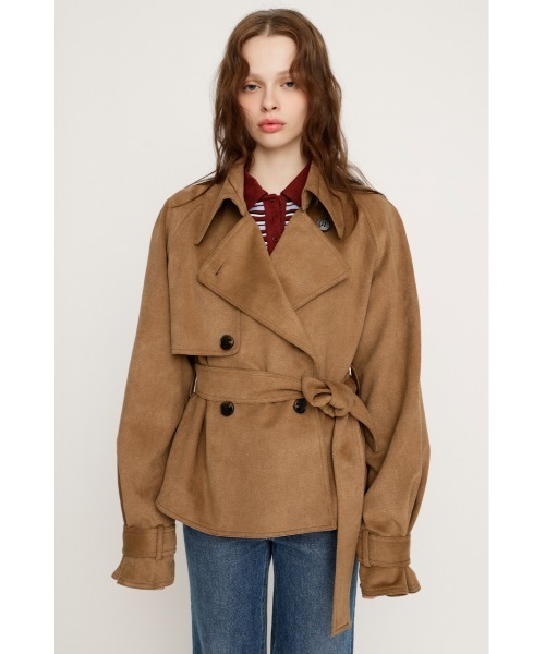 SLY（スライ） トレンチコート コート MICHIXSLY F/SUEDE S/TRENCH