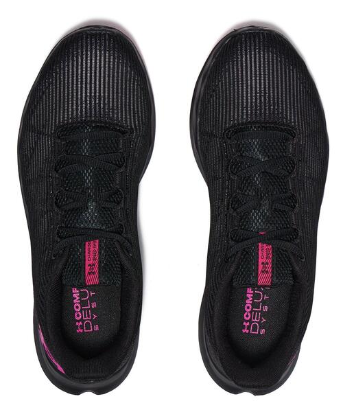 「UNDER ARMOUR」 ローカットスニーカー 24.0cm ブラック系その他2 レディース_画像3