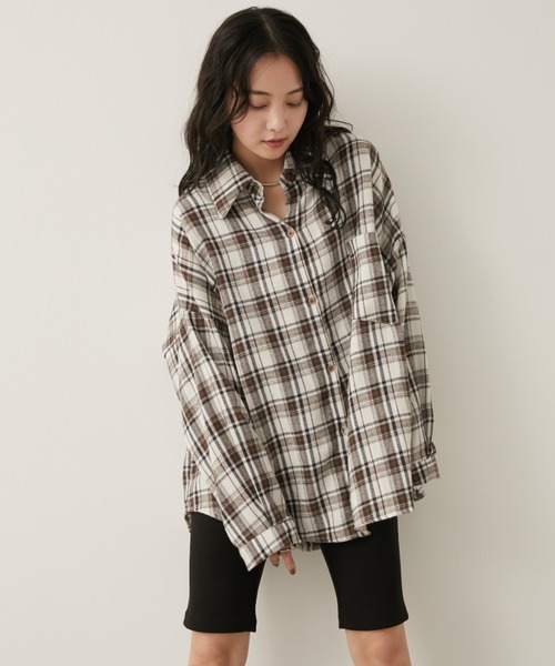 「Aunt Marie's」 長袖シャツ FREE ブラック レディース_画像3