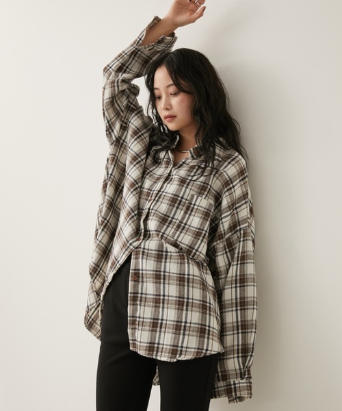 「Aunt Marie's」 長袖シャツ FREE ブラック レディース_画像4