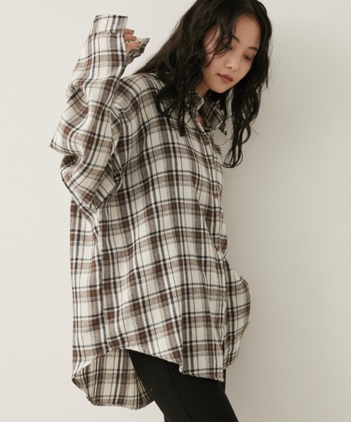 「Aunt Marie's」 長袖シャツ FREE ブラック レディース_画像7