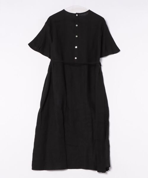 「haupia」 半袖ワンピース MEDIUM ベージュ レディース_画像2