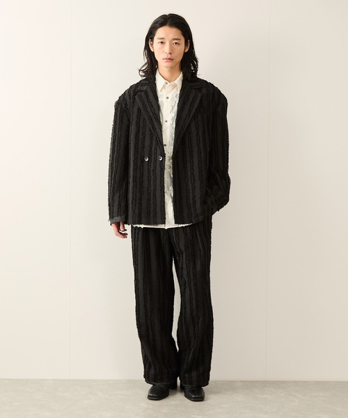 「JUNRED」 スラックス M ブラック メンズ_画像2