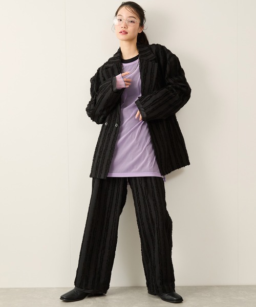 「JUNRED」 スラックス M ブラック メンズ_画像3