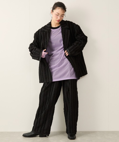 「JUNRED」 スラックス M ブラック メンズ_画像4