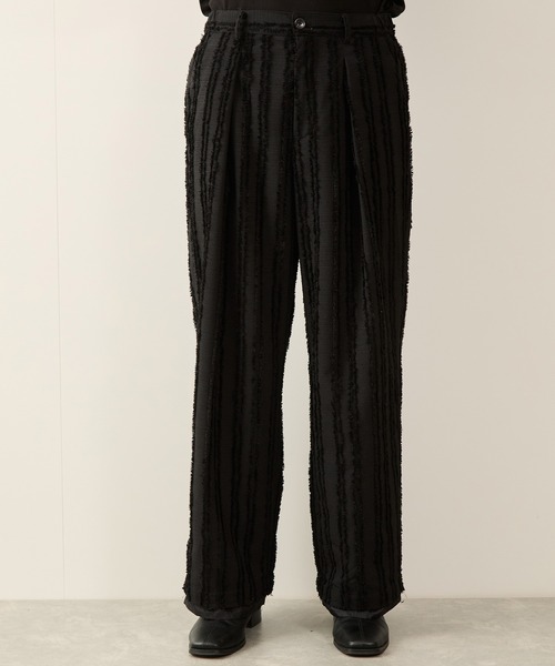 「JUNRED」 スラックス M ブラック メンズ_画像6