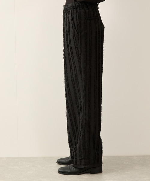 「JUNRED」 スラックス M ブラック メンズ_画像7