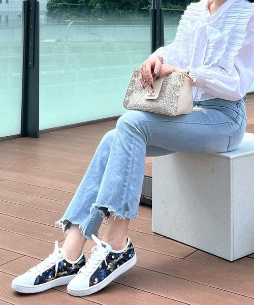 「+diana」 ローカットスニーカー 23.0cm ブラック レディース_画像9