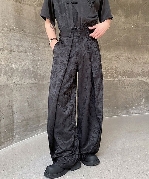 「Shoowtime」 スラックス MEDIUM ブラック メンズ_画像4