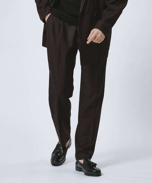 「ABAHOUSE」 パンツ 48 ネイビー メンズ_画像2