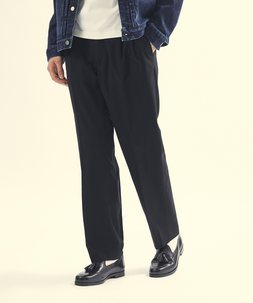 「ABAHOUSE」 パンツ 48 ネイビー メンズ_画像3