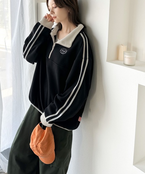 「Java」 スウェットカットソー SMALL グレイッシュベージュ レディース_画像2